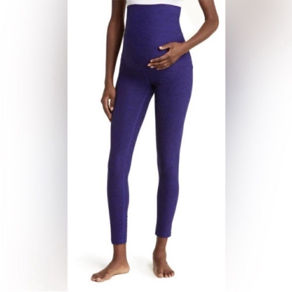 New Zella Restore Soft Maternity Leggings in Blackberry Size M